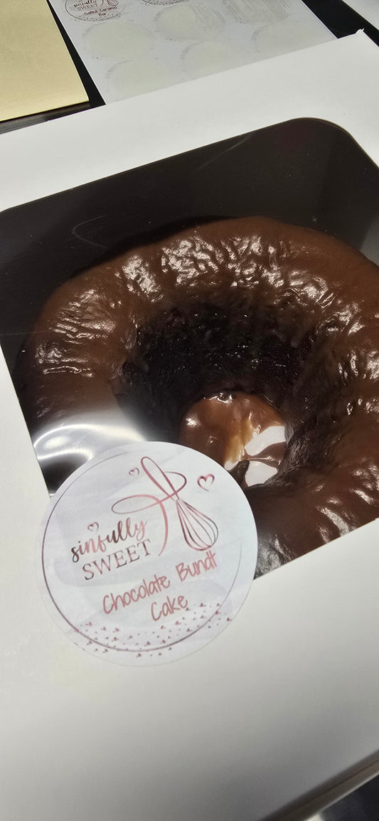 Chocolate Bundt Cake w/ Chocolate Glaze