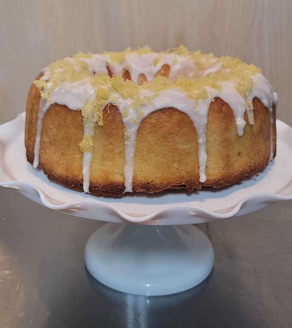 Lemon Pound Cake w/ Lemon Glaze