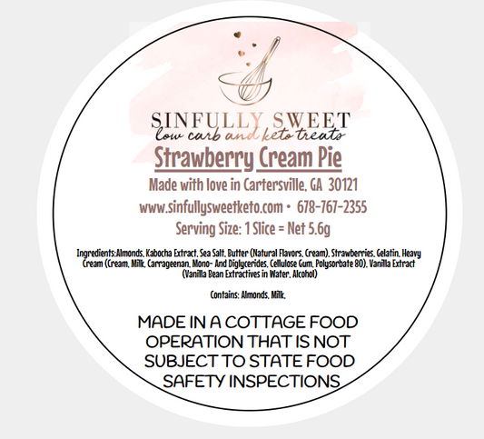 Strawberry Cream Pie