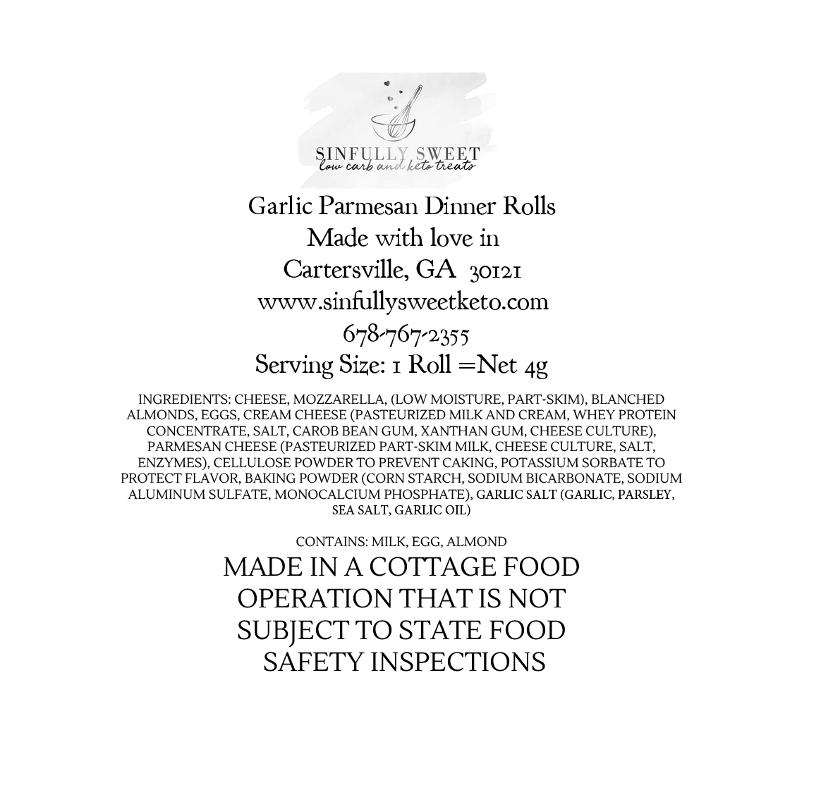 Garlic Parmesan Dinner Rolls