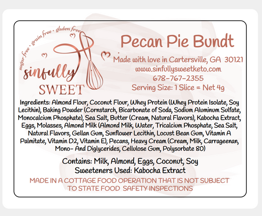 Pecan Pie Bundt Cake