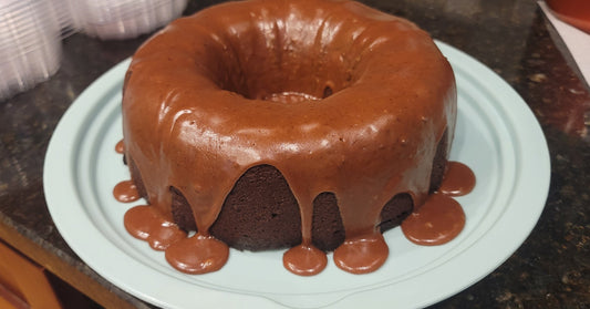 Chocolate Bundt Cake w/ Chocolate Glaze